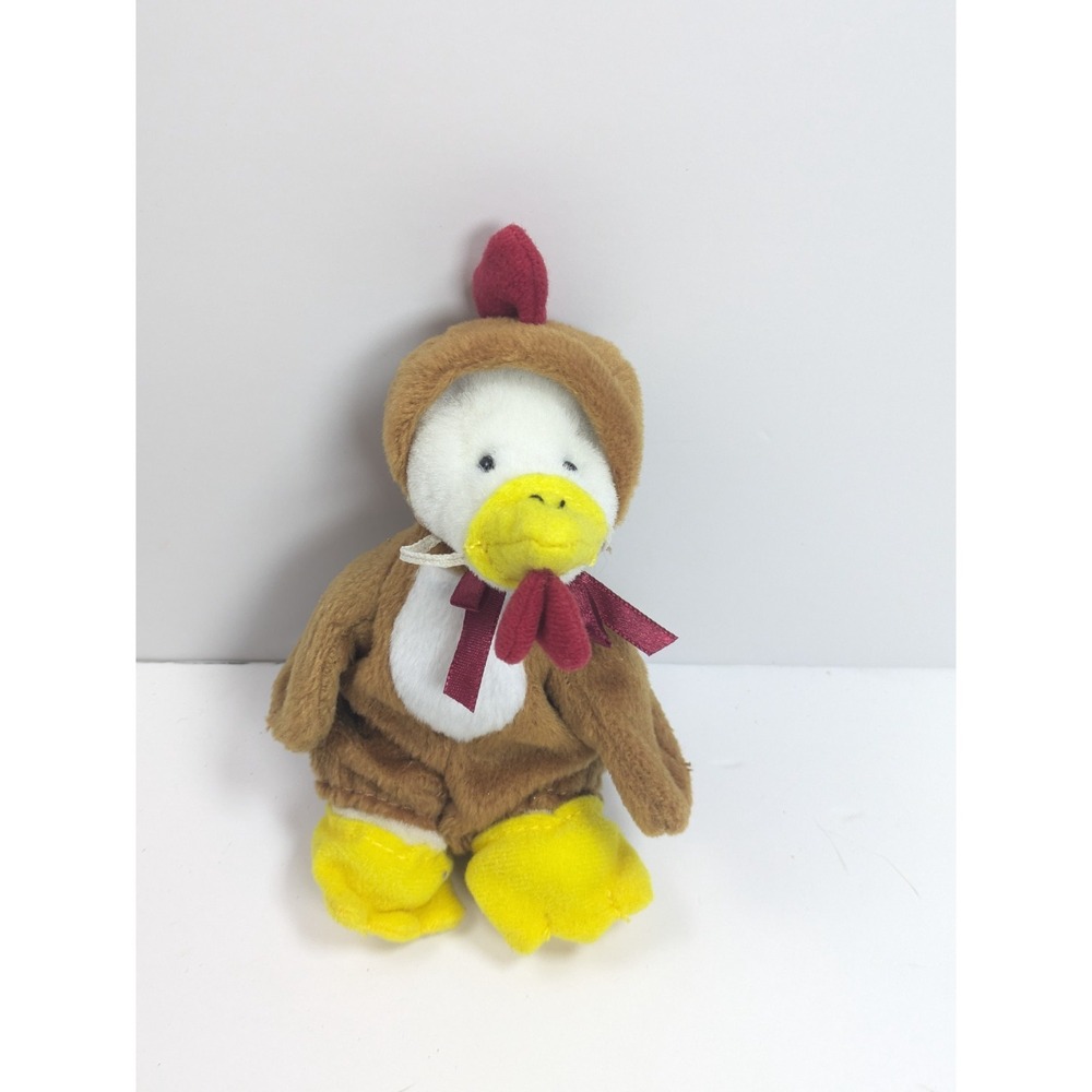 Vintage Wee Bear Village GANZ Bear Doodle Rooster 1999